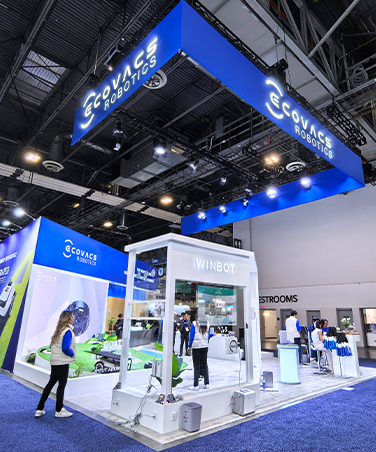 科沃斯_美國(guó)CES展臺(tái)搭建