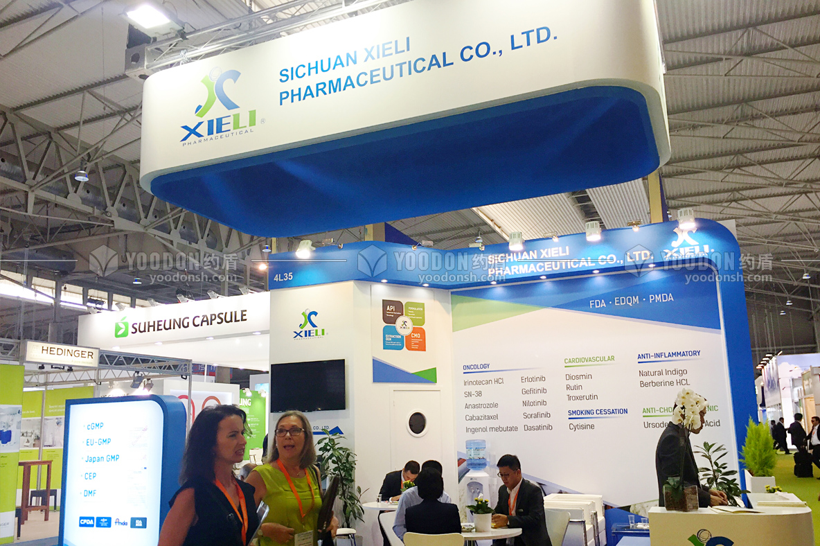 制藥展臺搭建效果